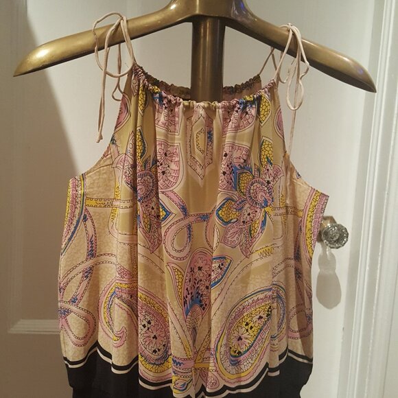 **VINTAGE** Betsey Johnson PURE SILK dress w/ handkerchief hemline - SIZE 8 - Picture 2 of 7